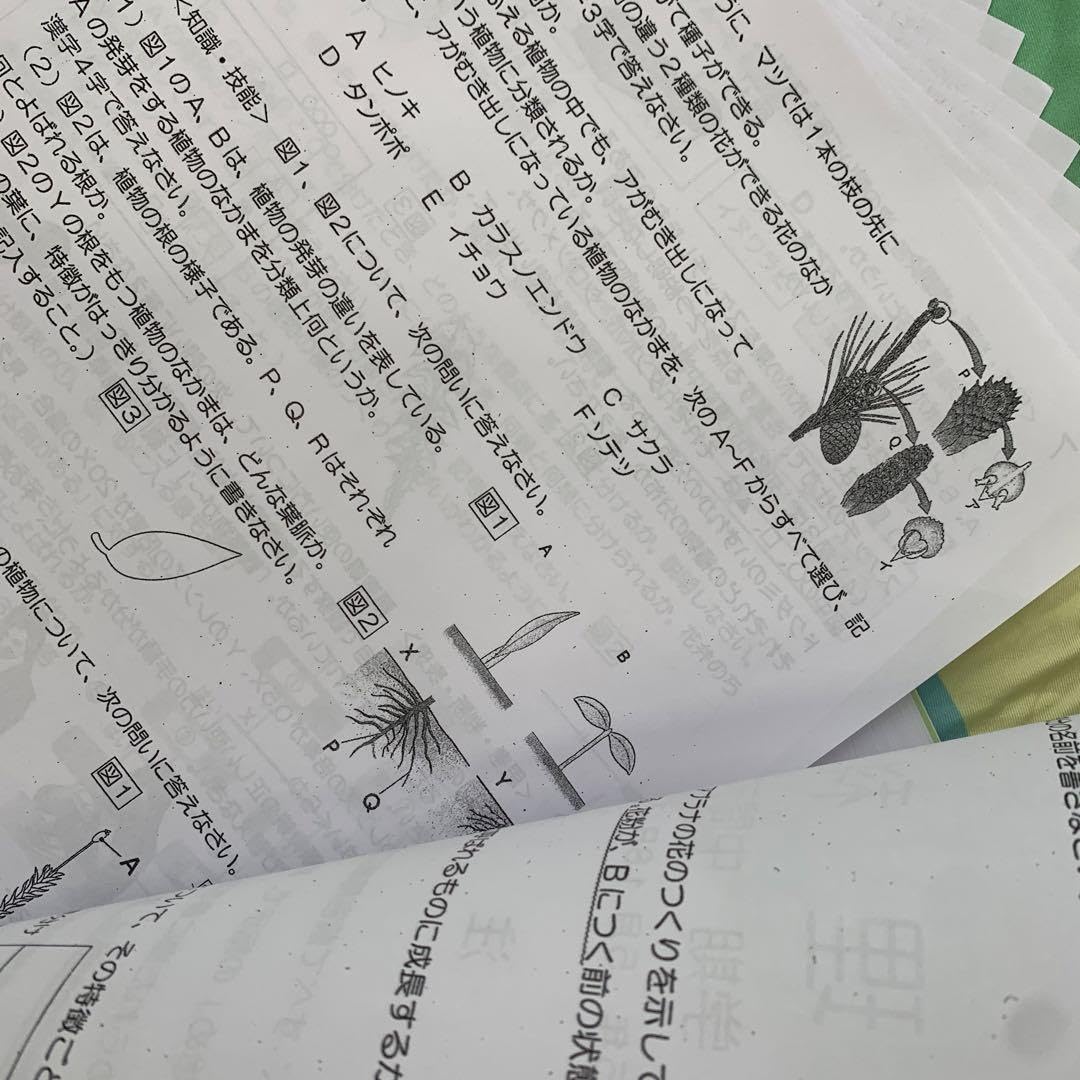 Amazon.co.jp: 中学1年 1学期 中間テスト 過去問 理科 5回分 解答も