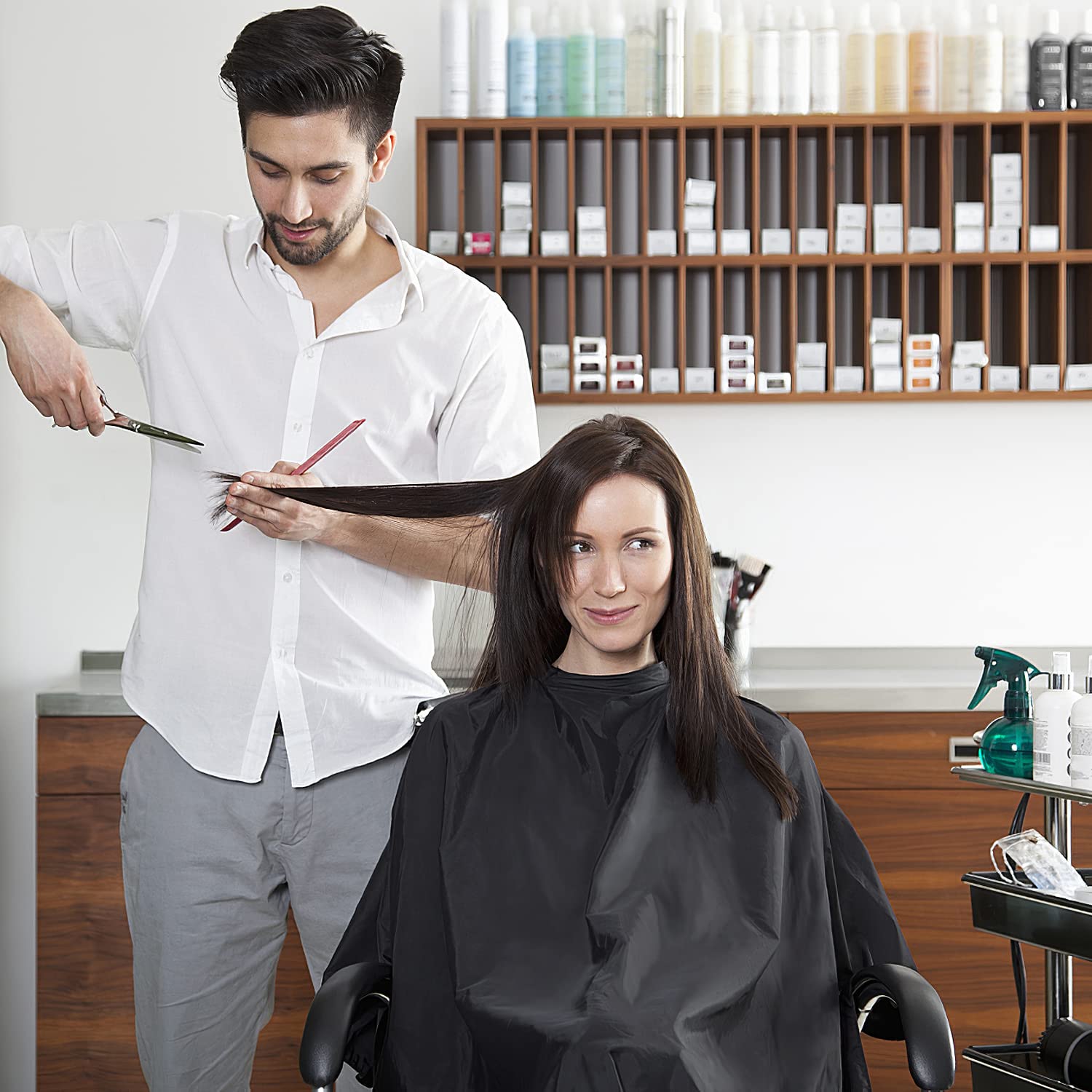 Capas de corte de pelo