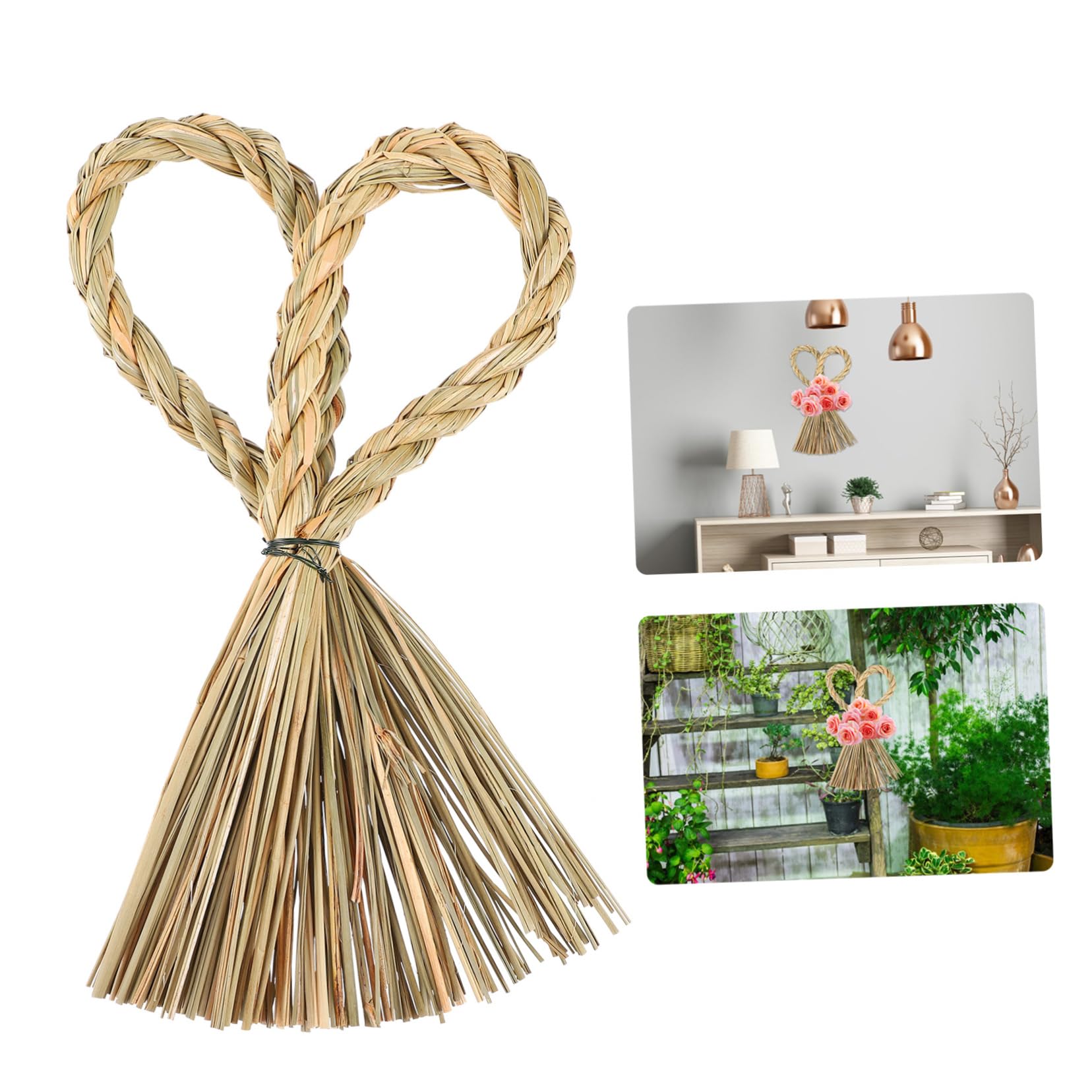 Zerodeko 3piezas Guirnalda De Juguete De Forma De Corazón para Decoración De Pared Accesorios para Fiestas y Bodas para Eventos y Hogar