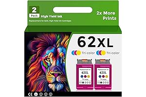 HP 62XL Tri-Color Remanufactured Ink Cartridges - Value Pack