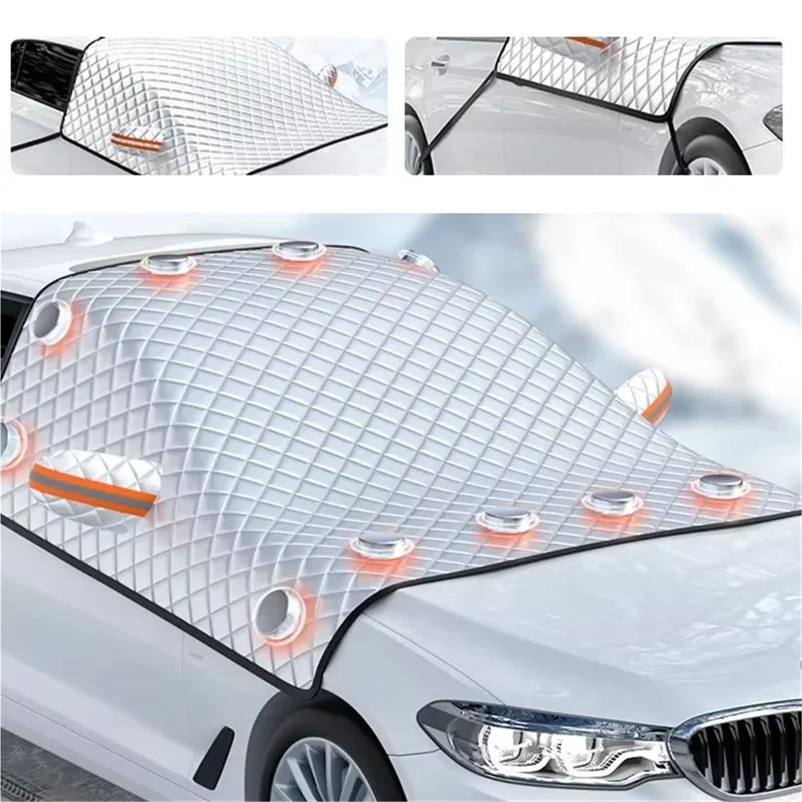 Copinverno Ertura per Parabrezza Auto Copertura Antineve per Parabrezza Auto per Neve Ghiacciata