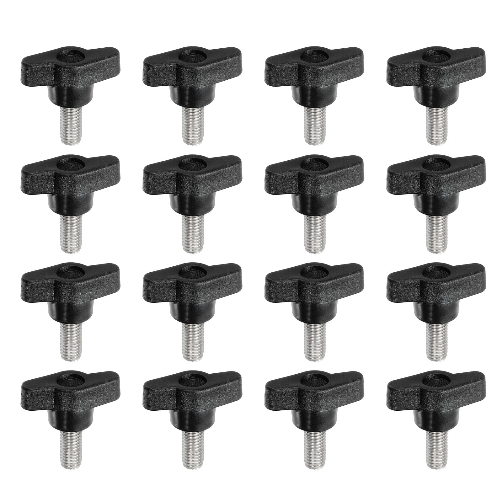 YELARXI Z- Shaped Thumb Screws 304 Stainless Steel Tee Wing Knobs Screws Clamping t Head