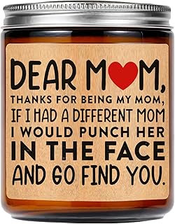 Gifts for Mom from Daughter,Son - Mom Birthday Gifts - Birthday Gifts for Mom - Mothers Day Gifts for Mom, Mom Gifts for Step Mom,Mother in Law,Elderly Mom - Soy Wax Candles