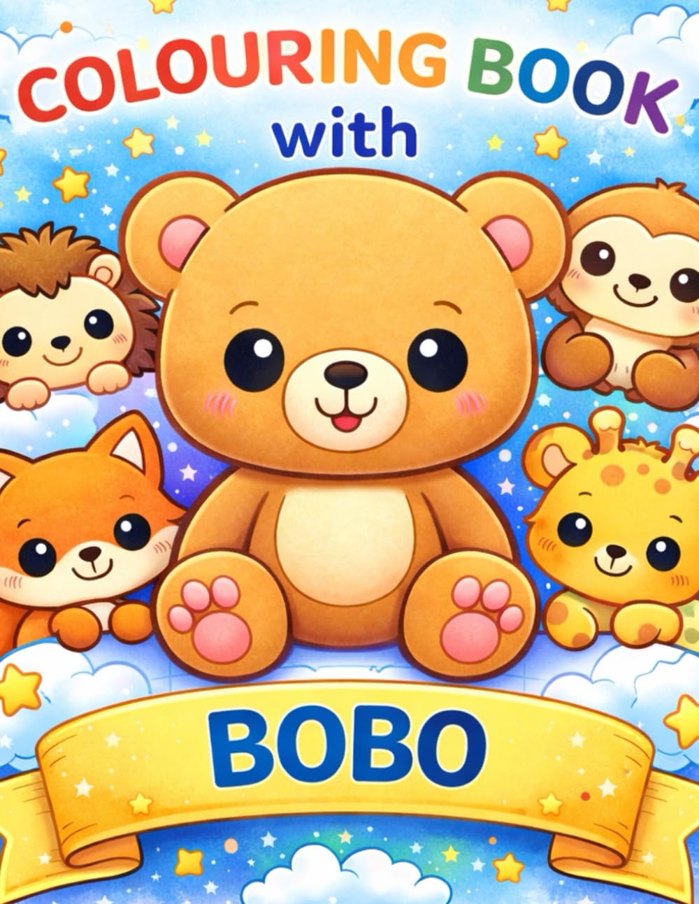 Bobo & Friends Coloring Book with 101 Fun color Pages for Kids