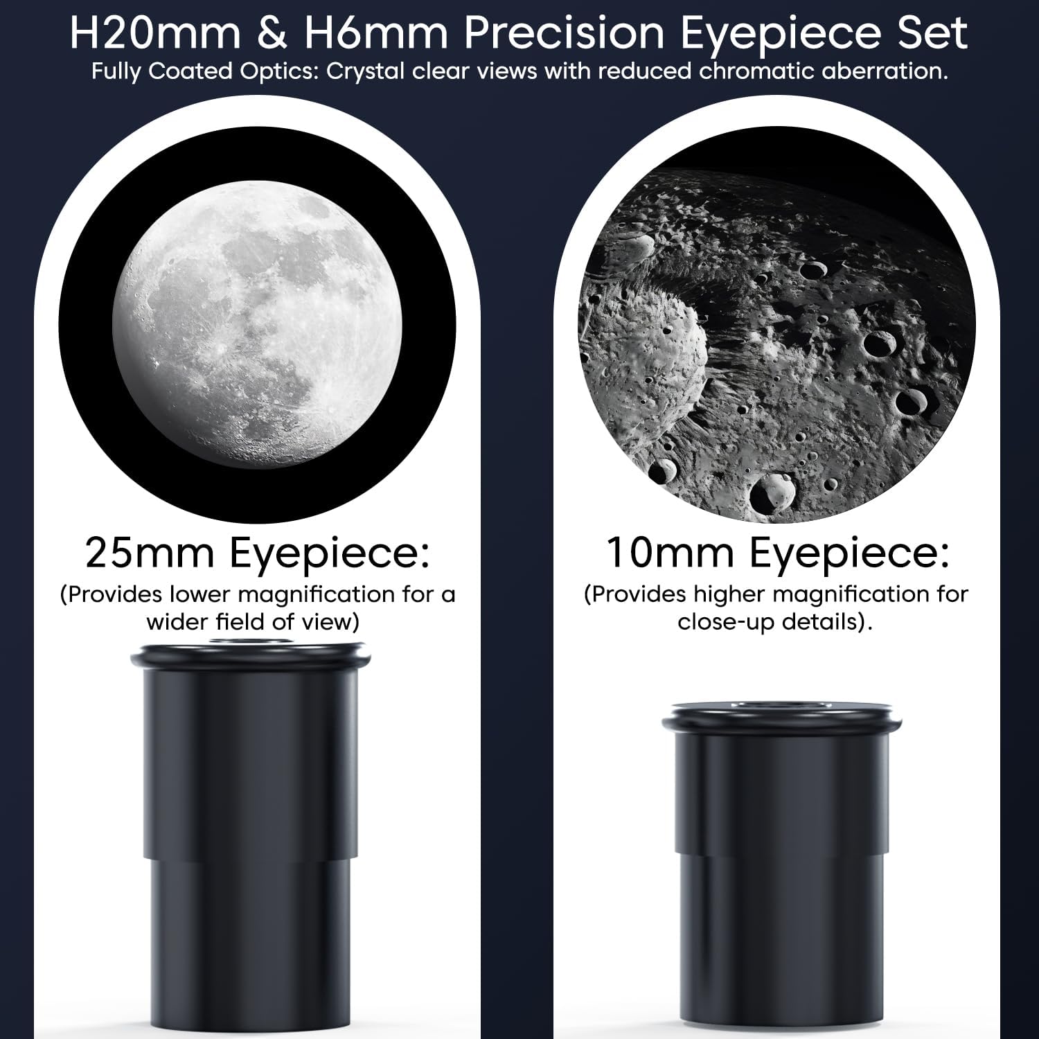 Sounce StellarScope Refractor Telescope with 96x Zoom, Glass Optics, Black — Amazon image 5