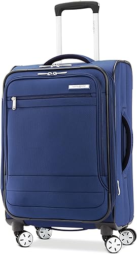 Samsonite Aspire DLX Softside - Maleta expandible con ruedas giratorias, Azul (Blue Depth), Aspire Dlx Softside - Equipaje expandible con spinners