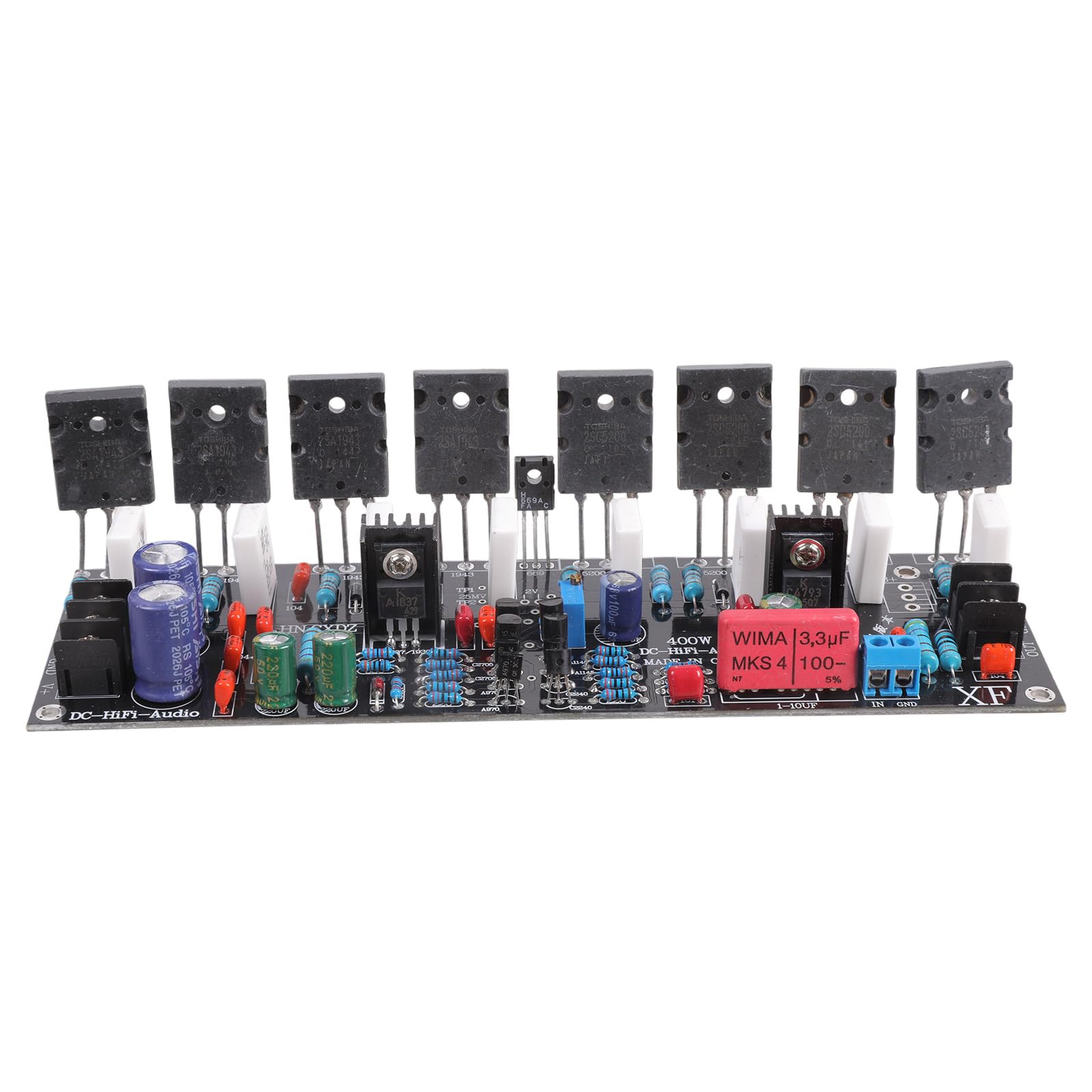 Amplificador de potencia acústica de 400 W, doble diferencial, altavoz de 15 pulgadas para uso en estudio, sistema de sonido profesional amplificador