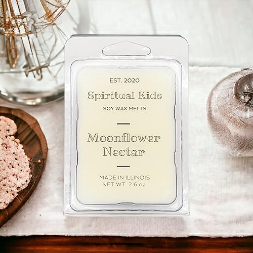 Miniatura 2 de Moonflower Nectar Soy Wax Melts 2.6oz 6 cubes Hand Poured with Fragrant/Essential Oils! | Floral & Fruity Wax Melts | Birthday Gift | Christmas Gift
