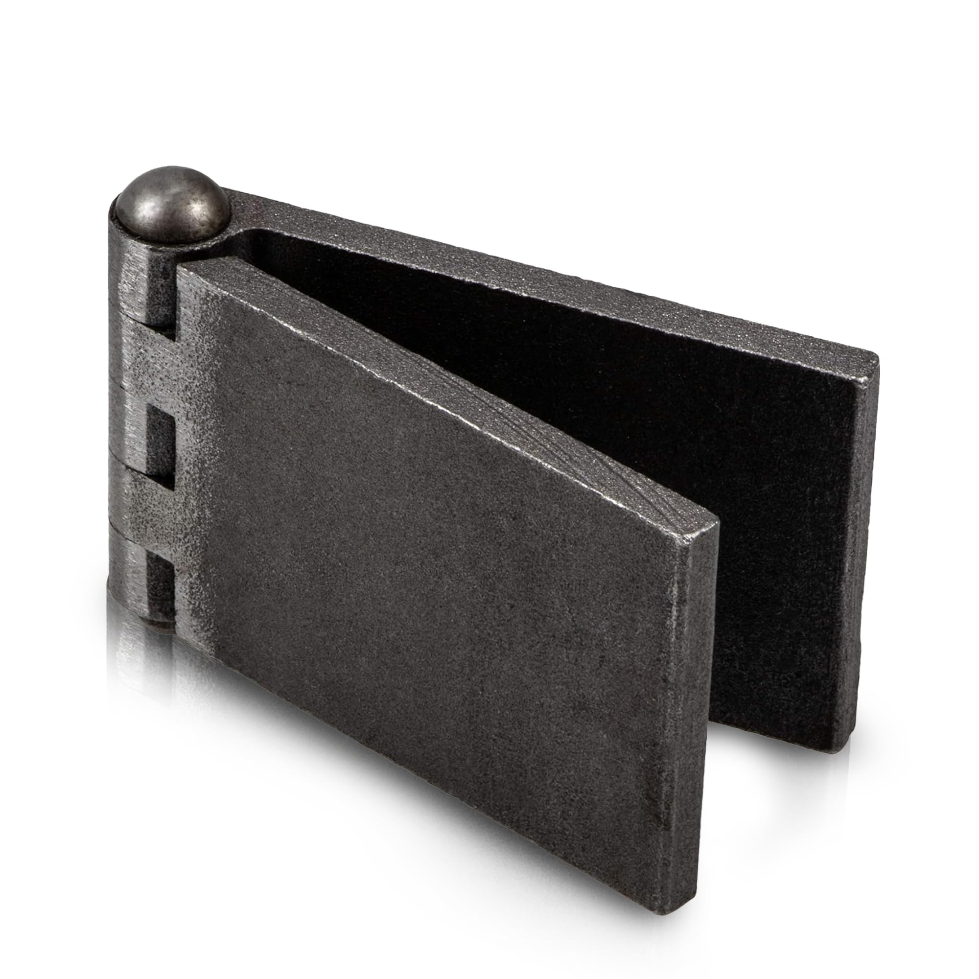 Gedotec Weld-On Door Hinge for Metal Doors Heavy Duty Hinge for Garden Gates & Machines Welding Hinge Height 50 mm 1 Piece - Door Hinge for Steel Gates & Vehicles — image 1