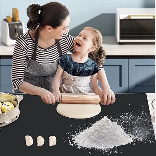 Miniatura 3 de MIYKFPZE - Tapete grande de silicona para encimera, enrollado, impermeable, antideslizante, tapete de silicona para encimera de cocina, grueso,