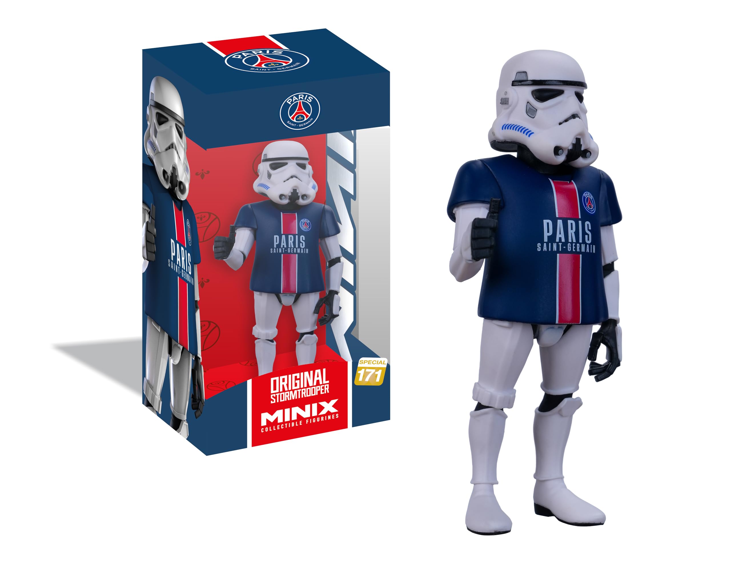 MINIX - Football Stars #267 - PSG - Stormtrooper Fan - Collectible Figure 12 cm