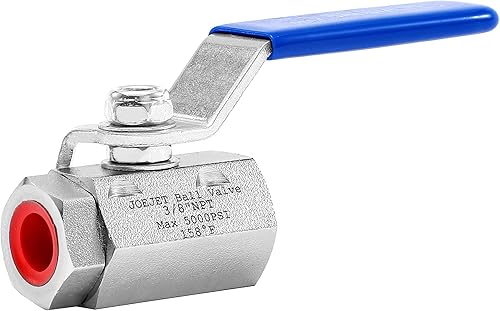 Miniatura 5 de JOEJET Kit de válvula de bola para lavadora de alta presión, válvula de bola de conexión rápida de 38 pulgadas para manguera de lavado eléctrico,