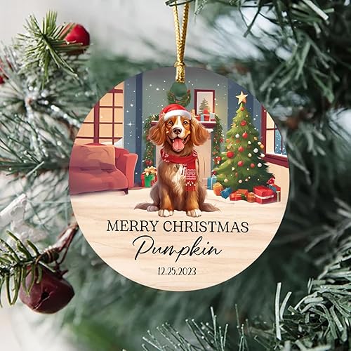 Miniatura 20 de Adorno personalizado para árbol de Navidad de perro Chow Chow, regalo único de Navidad negro para los amantes de los perros Adorno negro Chow Chow