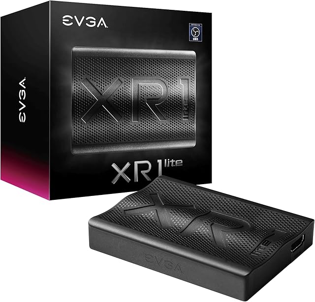 EVGA XR1 lite Capture Card, Certified for OBS, USB 3.0, 4K Pass Through