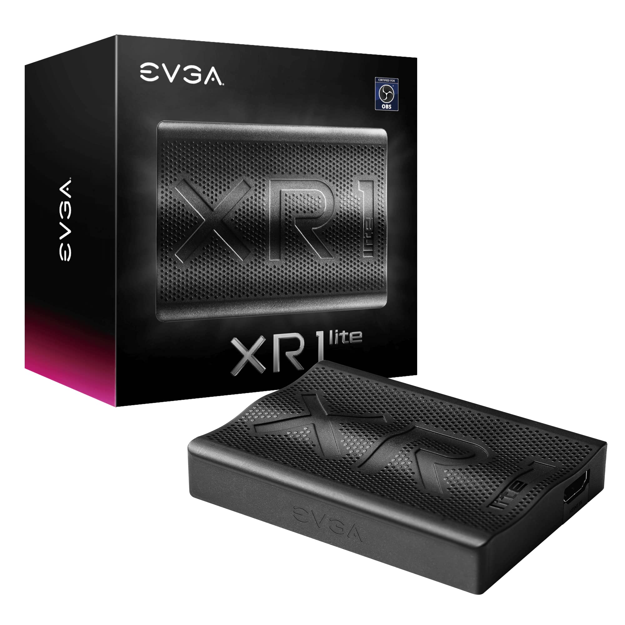 EVGA XR1 lite Capture Card, Certified for OBS, USB 3.0, 4K Pass Through