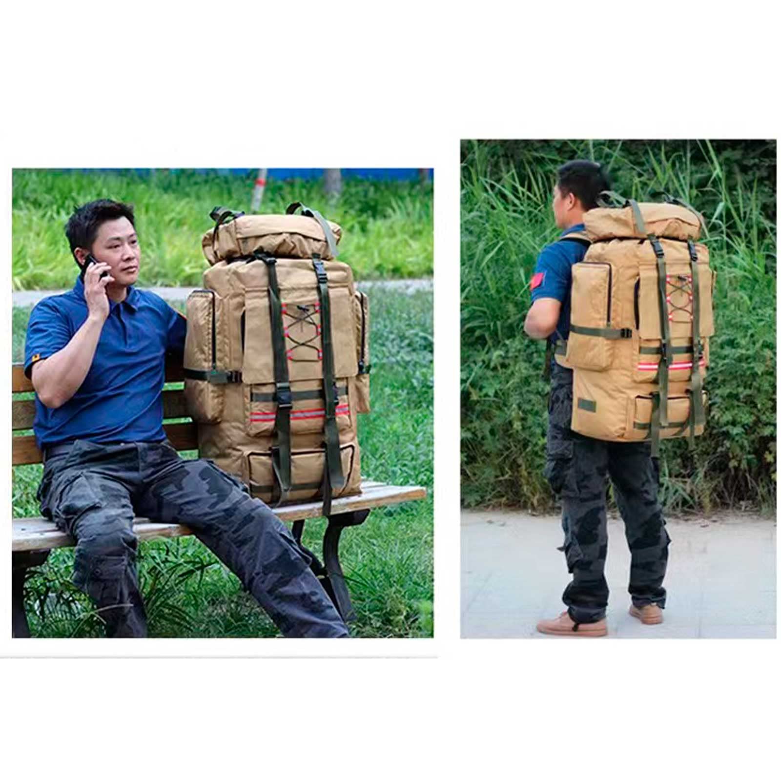 Sac à Dos Randonnée 130L LYtech – Grande Capacité, Imperméable, Système MOLLE, Bandes Réfléchissantes, Trekking Camping Sac à Dos 130L Randonnée Sac à Dos Randonnée 130L LYtech – Grande Capacité, Imperméable, Système MOLLE, Bandes Réfléchissantes, Trekking Camping Sac à Dos 130L Randonnée