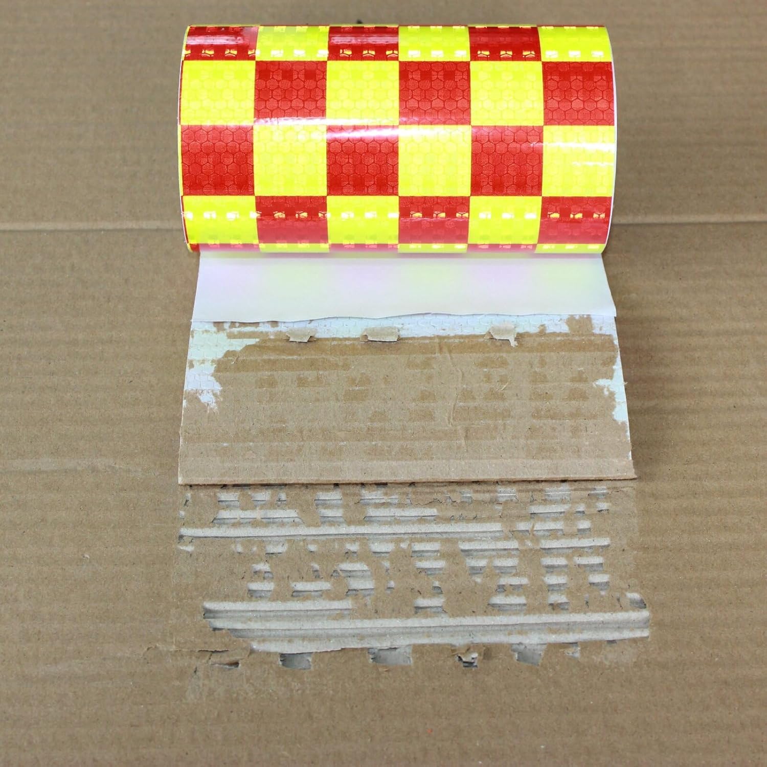 Reflective Tape 6 inch X 10 feet, Outdoor Waterproof Hazard Conspicuity Safety Warning Industrial Marking Tape