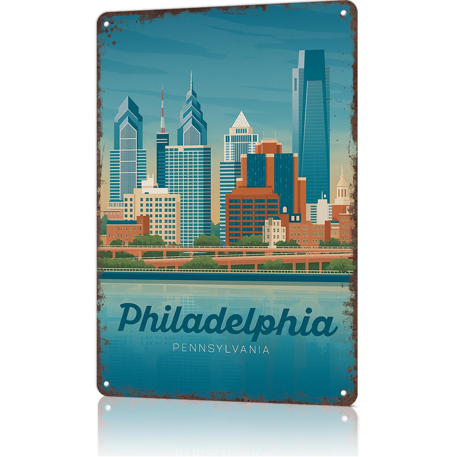 KWQDOZF Metal Signs Poster 8x12inch Vintage Tin Sign Metal Sign Aluminum Sign Wall Art For Home Room Bedroom Office Decor