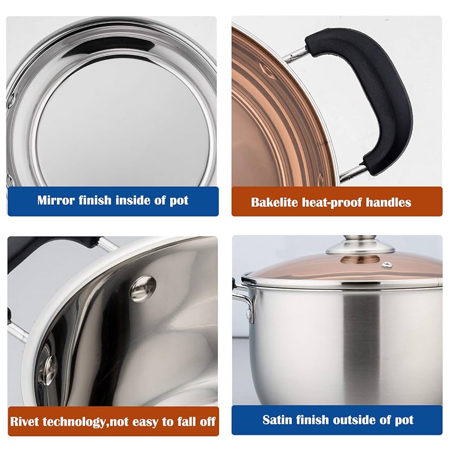 Toolbar　CHEF ステンレススチールストックポット　鍋 Toolbar CHEF ステンレススチールストックポット 鍋