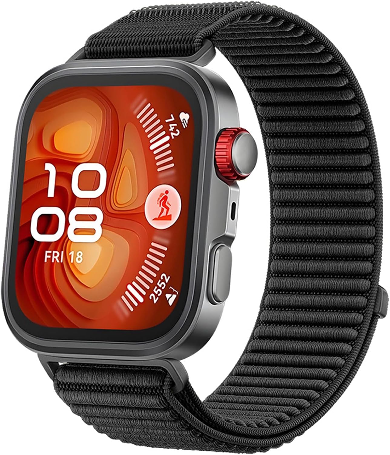 NewJourney Nylon Armband Kompatibel mit Huawei Watch Fit 4 Pro/Fit 4/Fit 3,Geflochtenes Sport Solo Loop Nylon Band für Huawei Watch Fit 4/Fit 4 Pro/Fit 3,Herren Damen - Amazon product rated Grade B