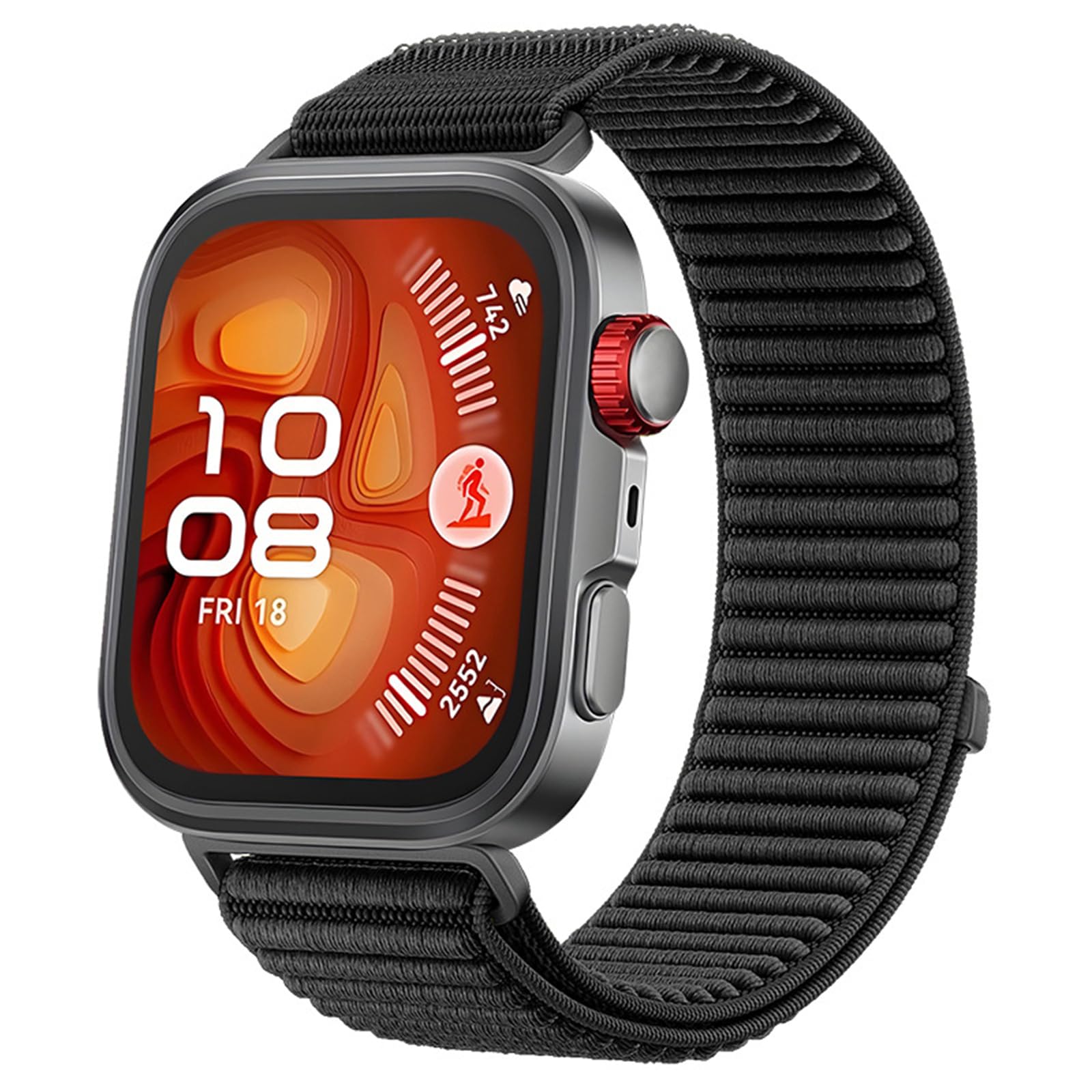 SimpleThings Sportowy pasek kompatybilny z Huawei Watch Fit 4/4 Pro/3, sportowy pasek nylonowy do Huawei Watch Fit 3/4/4 Pro, dla mężczyzn i kobiet