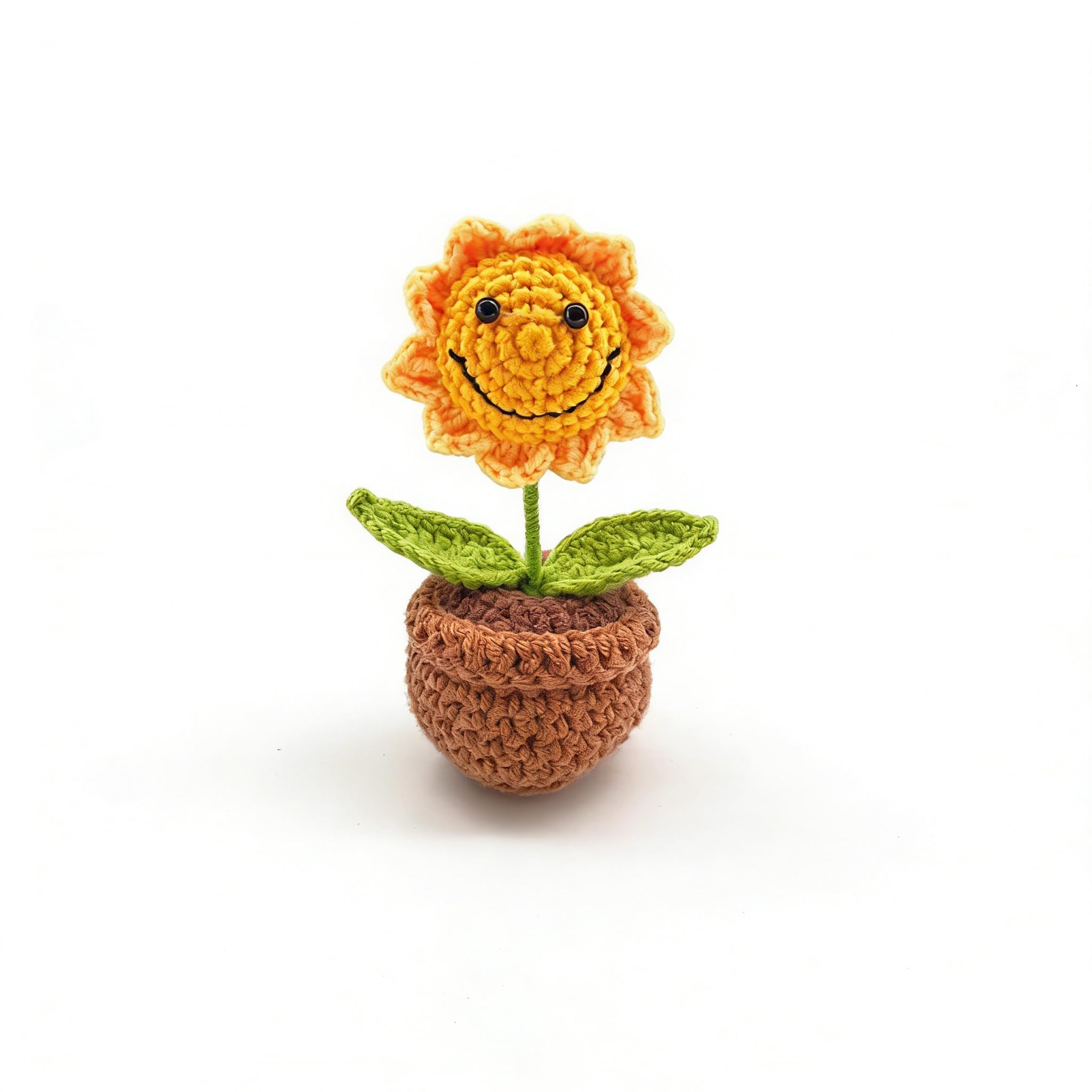 Tournesols crochetés fait main lot de 10 cadeaux invités