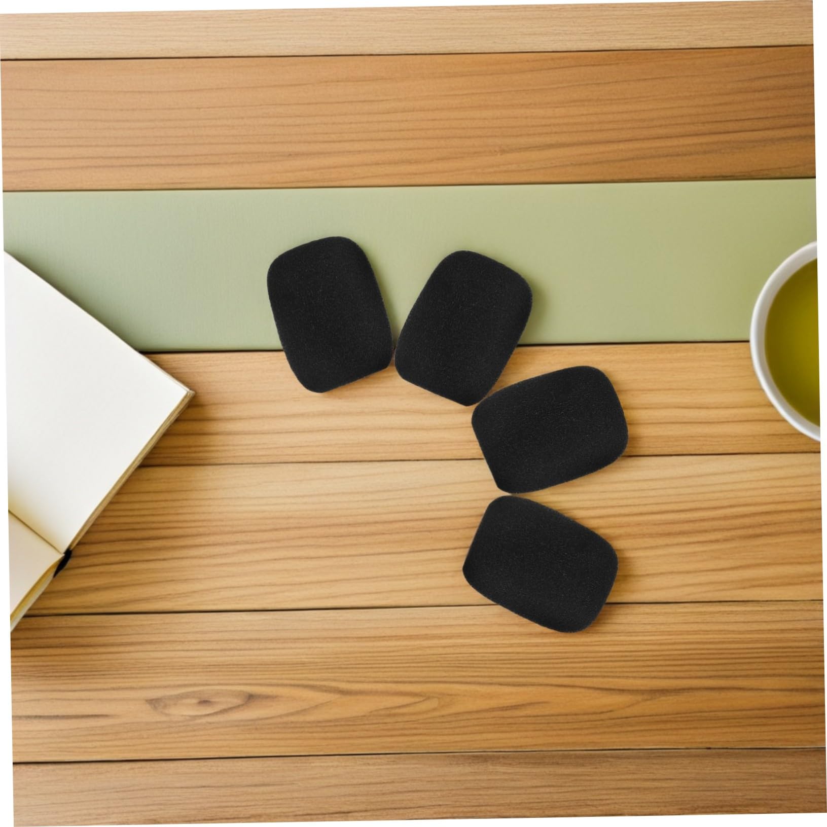 Bonnette en Mousse pour Micro Mini, Lot de 50, Noir