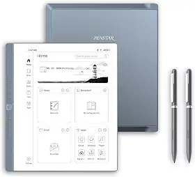 Penstar Tablet de papel eNote 2, 26.2 cm 300 PPI Pen Only E-Ink Writing Tablet, caderno digital 4G 128G, alimentado por IA, inclui duas canetas Stylus B5