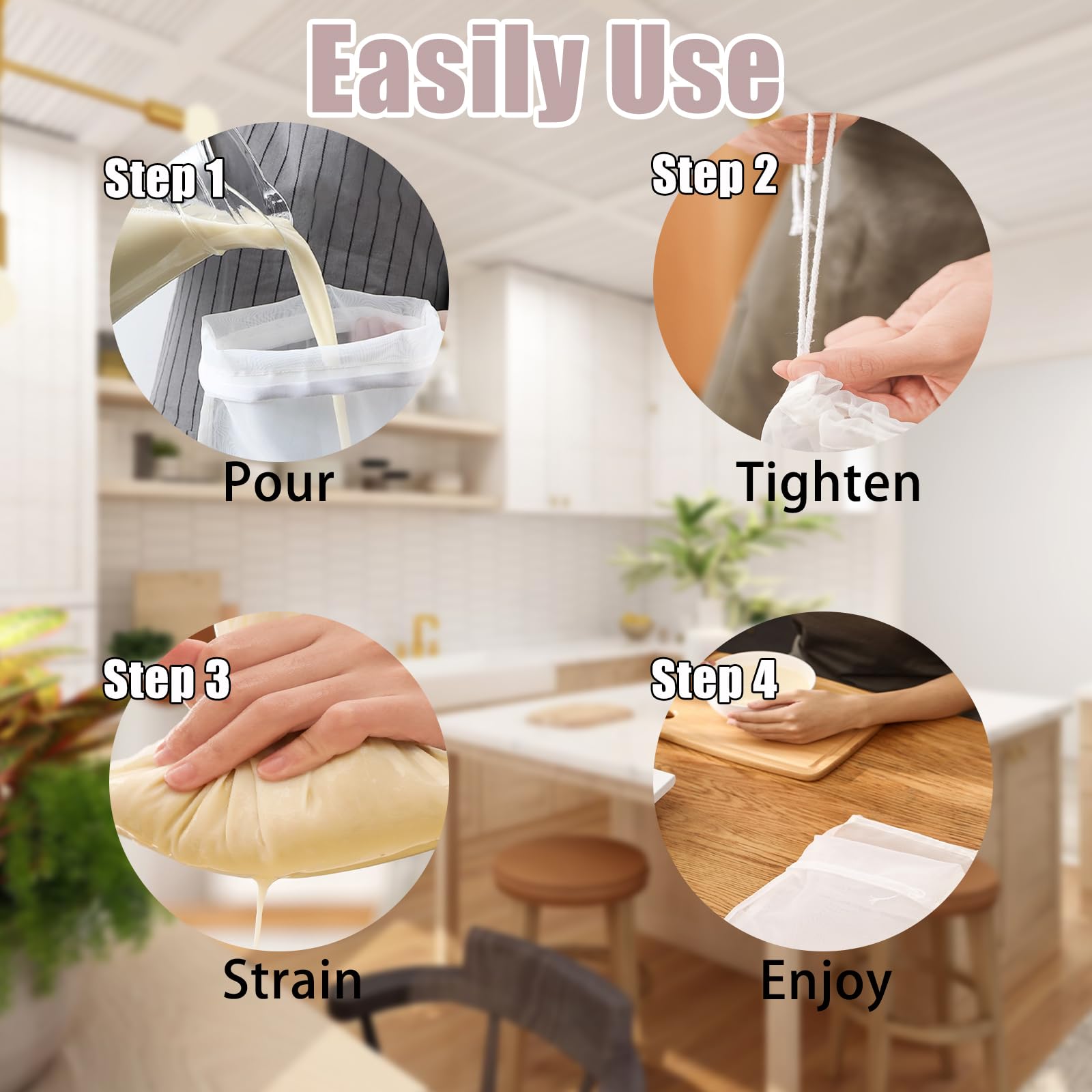 6 sztuk chusteczek do sera sitko sitko filtry do herbaty drobna siatka sitko nylonowe sitko do żywności ze sznurkiem do sitka do sera grecki jogurt herbata sok kawa owoce tofu 30 x 20 cm