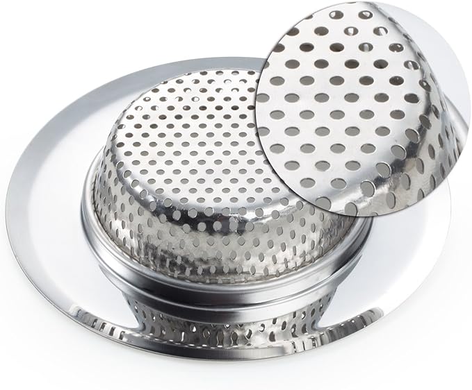 Colador de Fregadero Fengbao Acero Inoxidable 4.5\" 2 Piezas miniatura 7