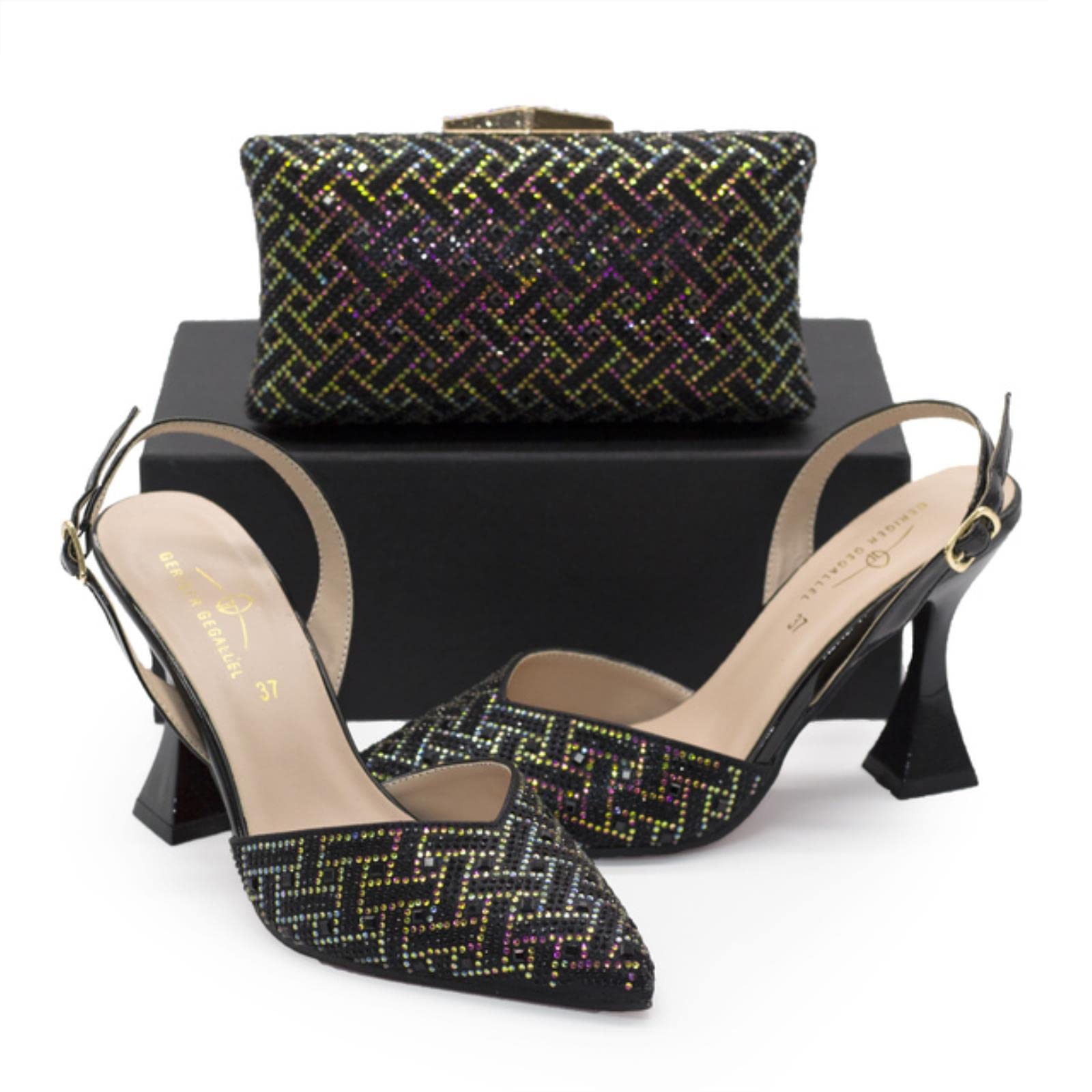 Rmunskrmunsk Luxury Rhinestone Wedding Bridal Pumps High Heels