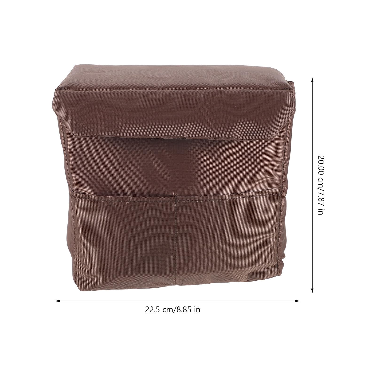 Bolsa Acolchada para Cámara de Fotos Réflex, Nylon Café | Divisor Interior, Protege el Equipo, Fácil de Limpiar, para Sesiones Interiores y Exteriores