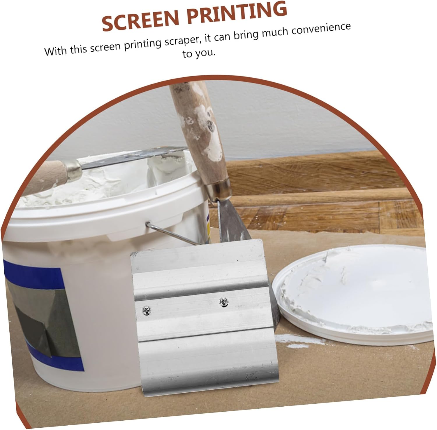 Screen Printing Ink Scraper Stainless Steel Board Smooth Surface