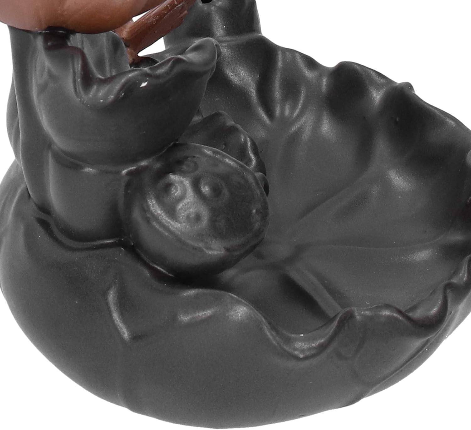 Incense Burner Ornament, Backflow Incense Holder Art Crafts Home Office SPA Yoga Decoration for Home, Bedroom, Living Room, Office