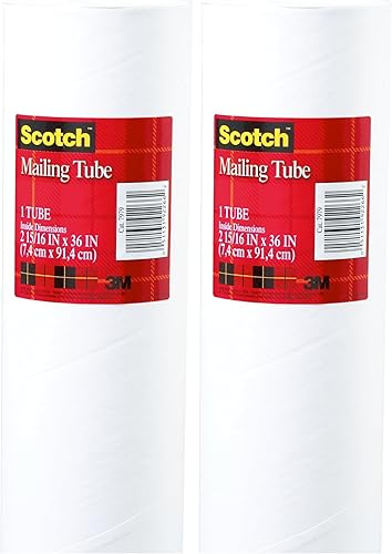 Vista 5 de Scotch Tubo de correo, Blanco