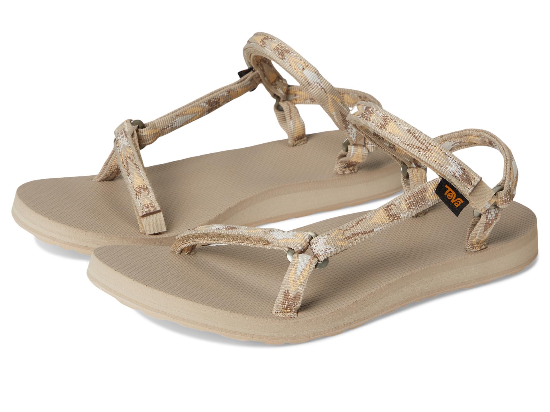 Teva Original Universal Slim Sandals Archive Wings White Pepper, 37 EU