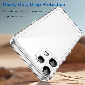 Nothing Phone (3a) Lite Kılıf Kamera Korumalı Darbe Emici Şeffaf Arka Kapak Tam Şeffaf