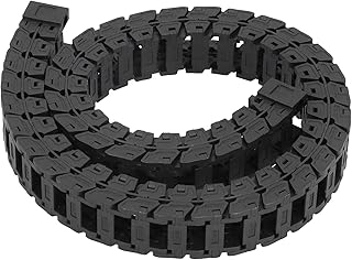LANTRO JS Bridge Type Towline, 0.7meter Detachable Drag Chain Wire Carrier, Silent Series Black Chains