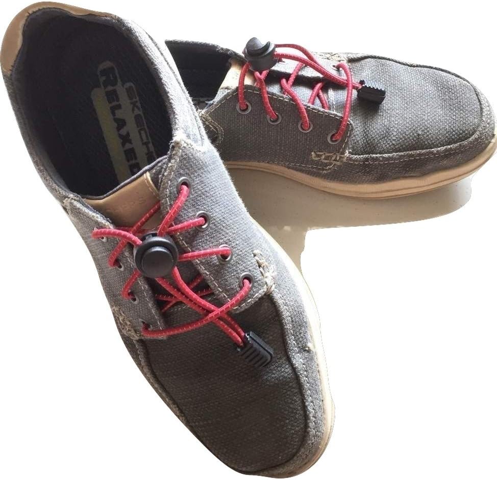 GBX Gear Elastic Shoe Laces Reflective Fasteners Fit All Shoes+Metal Shoe Tags