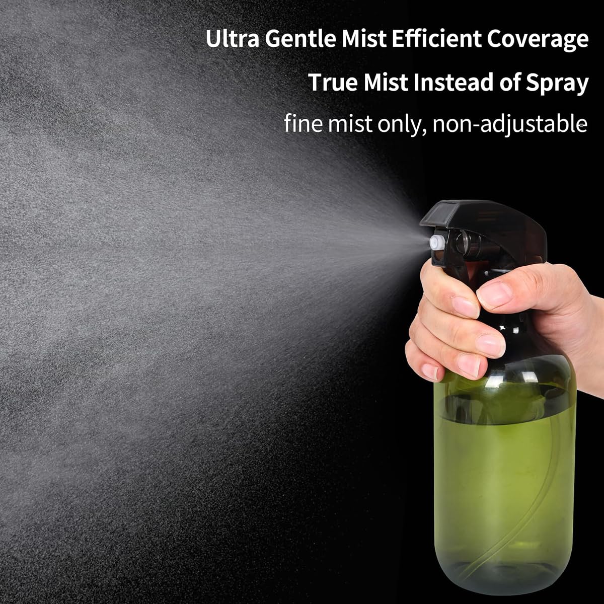 Amazon.co.jp: スプレーボトル 500ml 遮光瓶 霧吹き ミストスプレー 詰