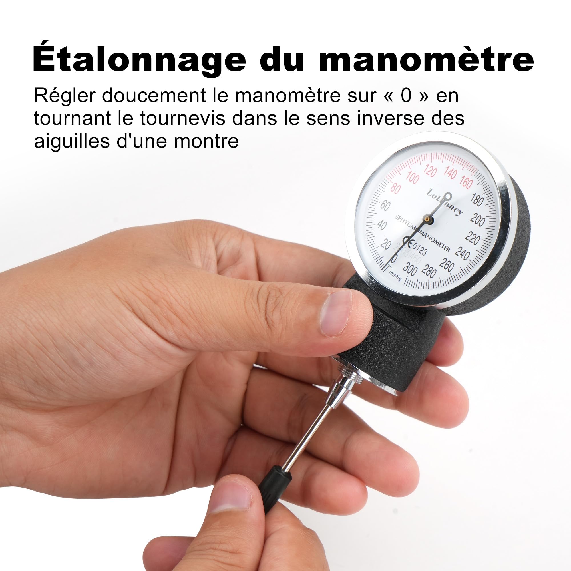 Tensiomètre Manuel Professionnel avec Stéthoscope, pour Adultes | Kit Sphygmomanomètre Anéroïde Haute Précision, Brassard Réglable 25,4-40,6 cm, Dispositif Médical Conforme CE