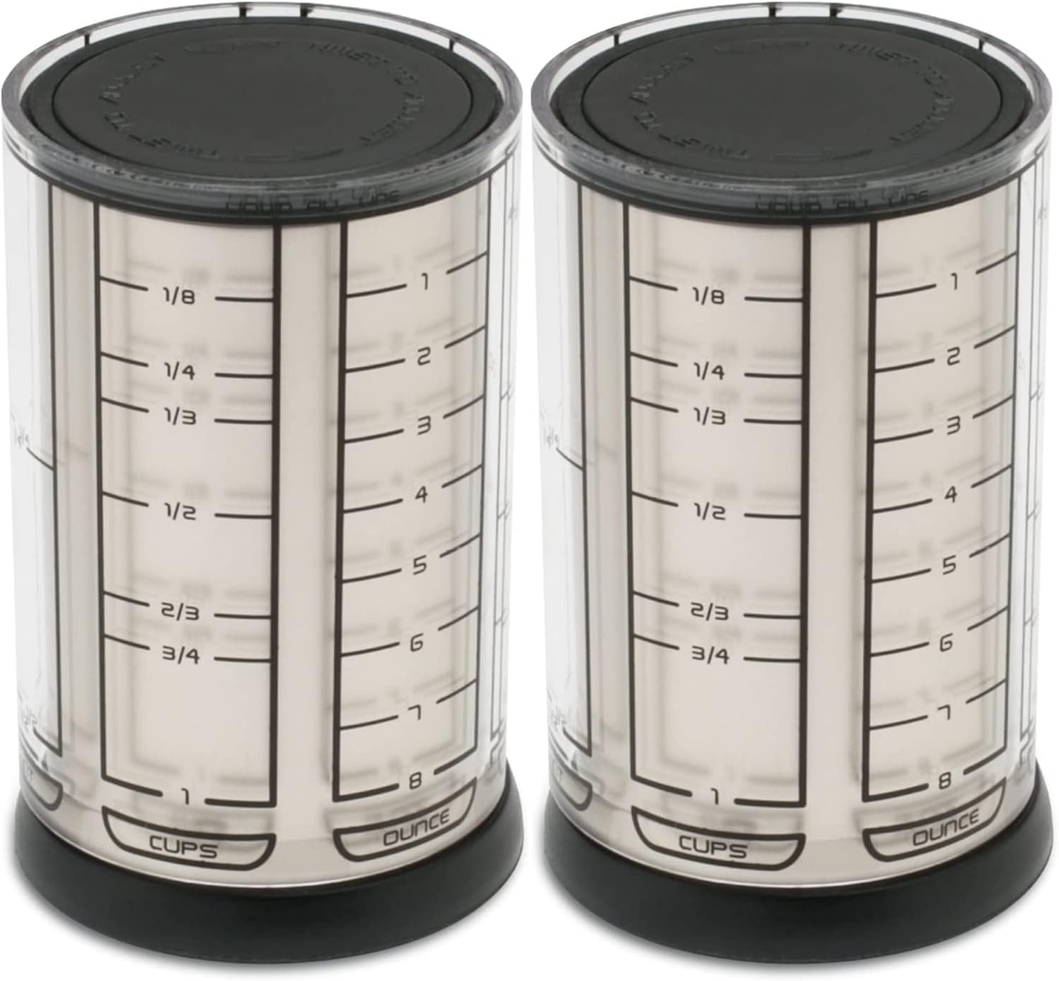 KitchenArt Professional Series 1 Cup Adjust-A-Cup, Metric/Standard (Pack of 2)
