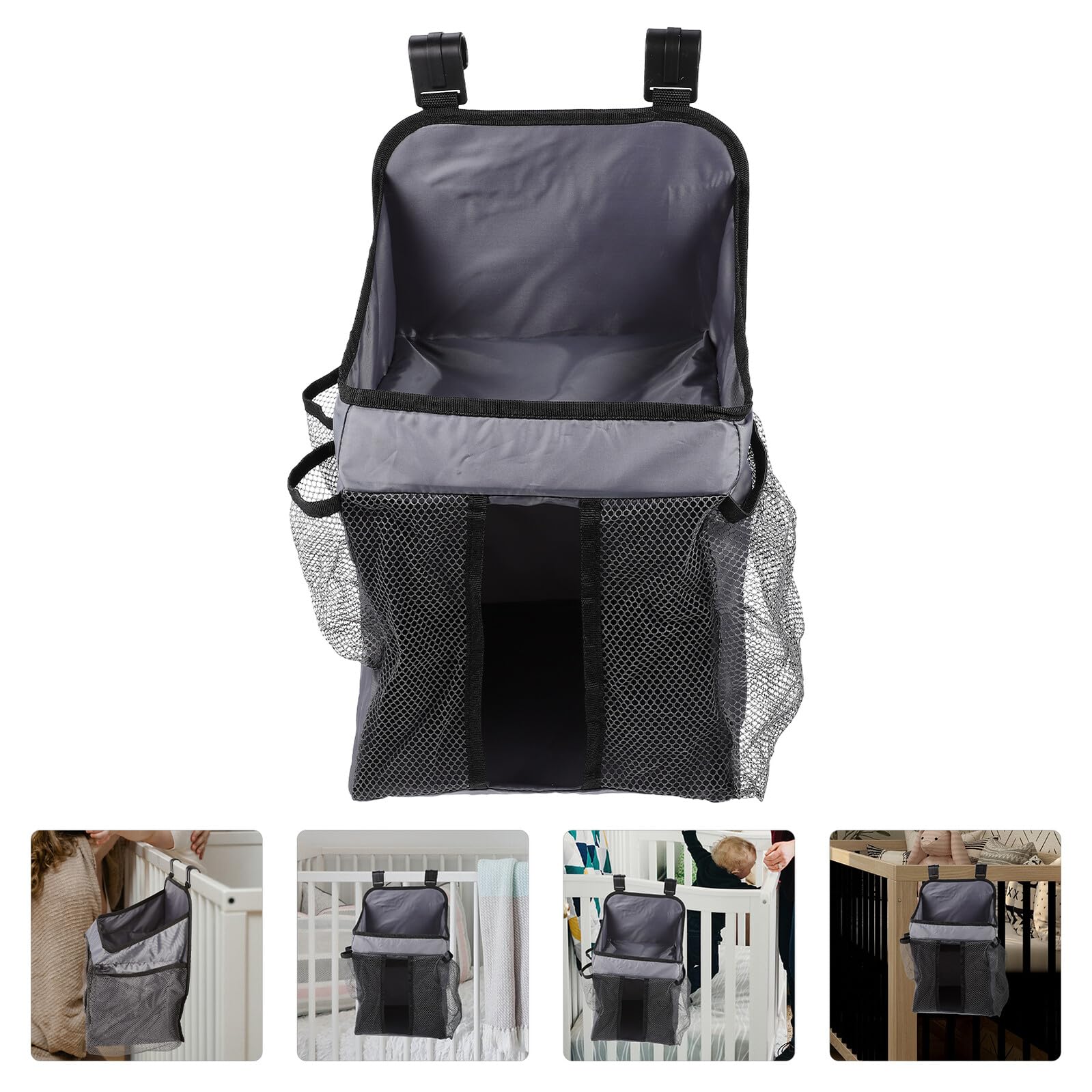 Organizer Pannolini per Ragazza Appeso Multitasche Fasciatoio Impilatore di Pannolini Cinghie di Chiusura per Cameretta o Stanza