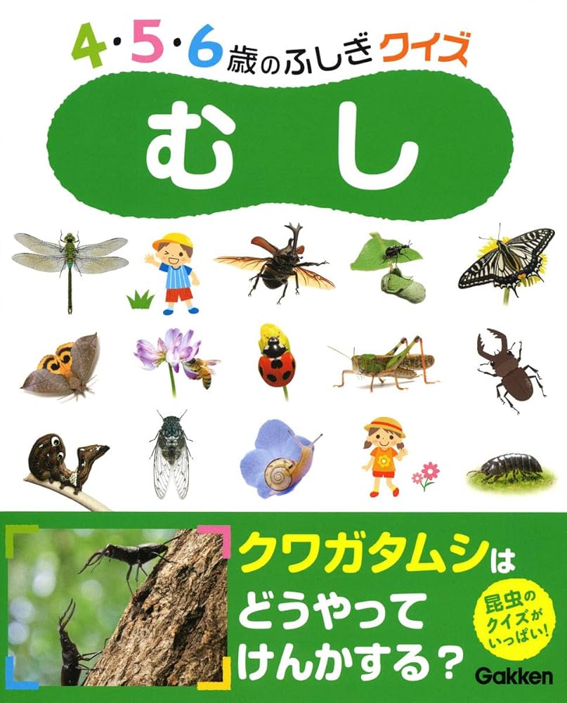 Amazon.co.jp: むし (4・5・6歳のふしぎクイズ) : 岡島秀治