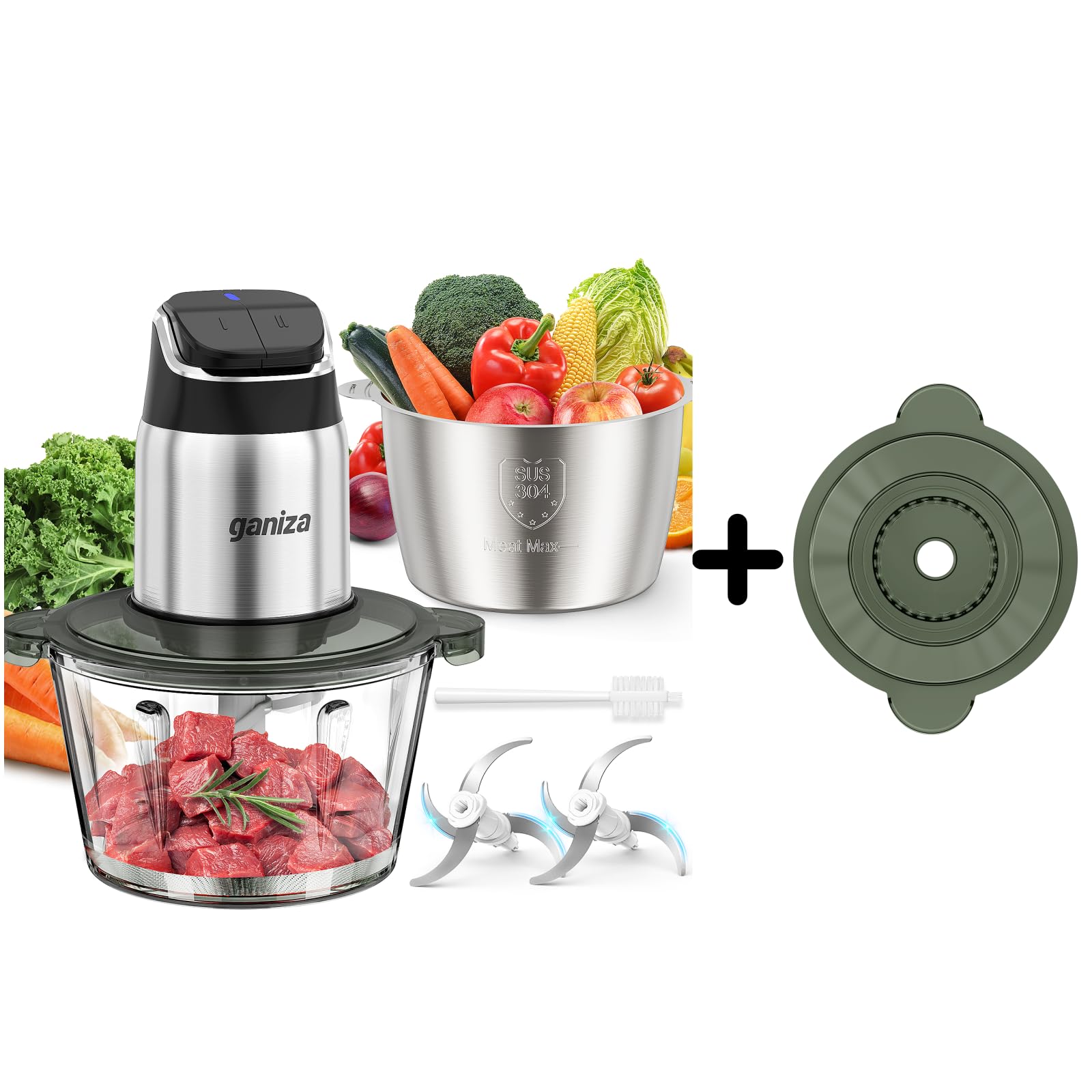 Amazon.com: GANIZA Food Processors, Electric Chopper with Meat