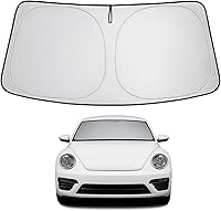 Vista 26 de Proadsy 2025 - Parasol para parabrisas actualizado con ajuste personalizado para Nissan Rogue 2014-2020, protector plegable de 4 capas