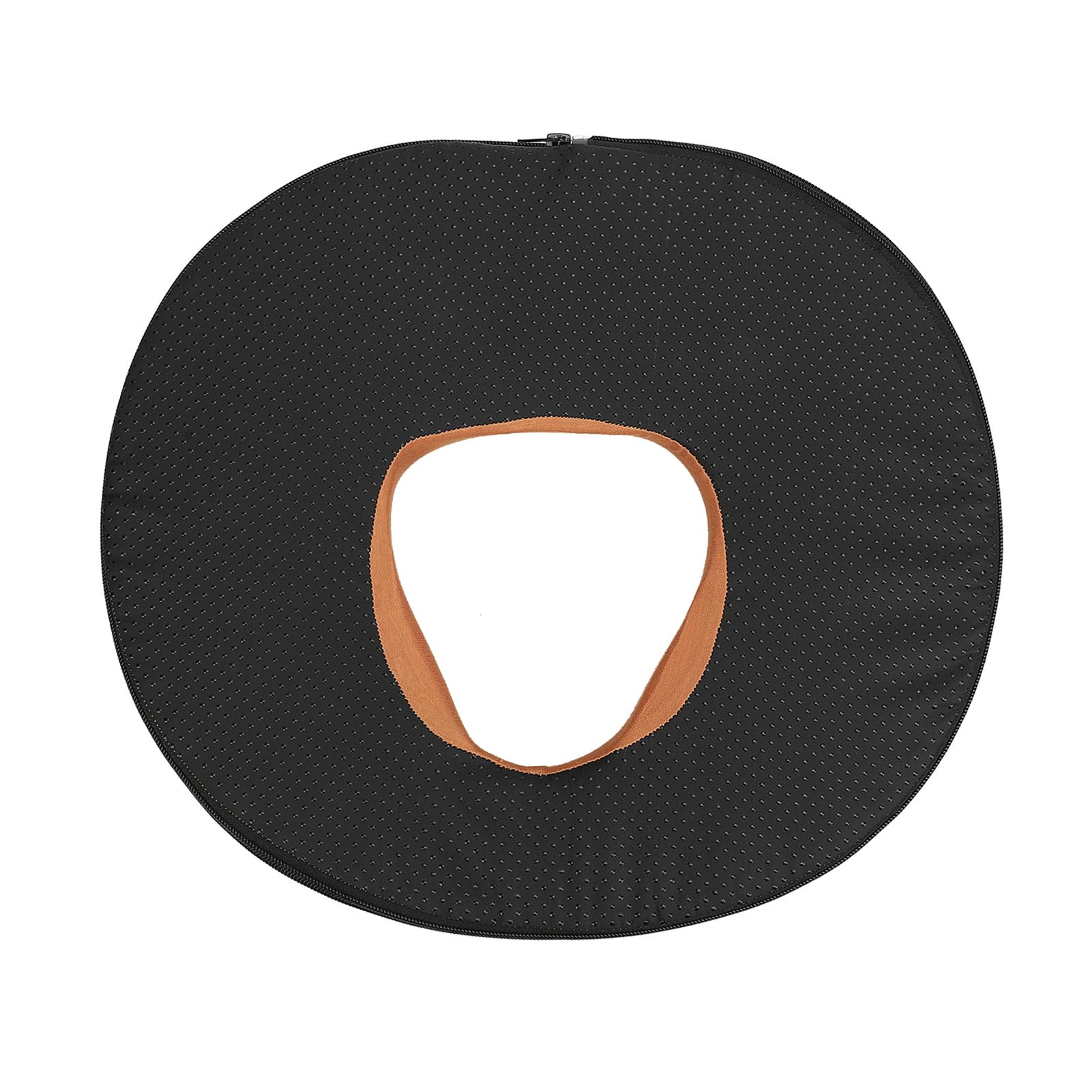 Cuscino a Ciambella Cuscino Comfort Traspirante per Migliorare la Postura Seduta per Uso Domestico in Ufficio, Materiali in Lattice + Nylon (Arancia)