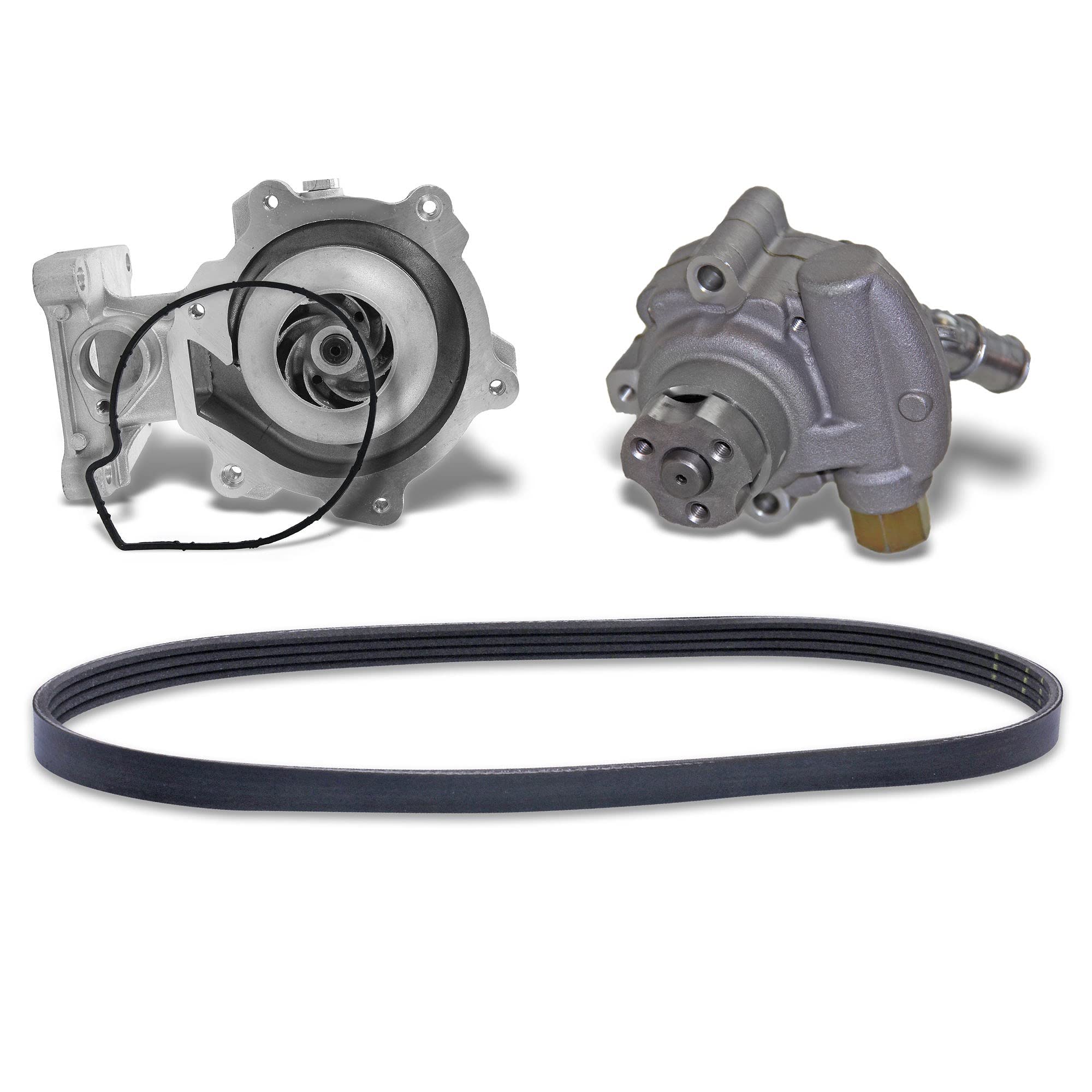 1x set pompa servo + pompa acqua incl. guarnizioni + cinghia a V | Compatibile con: FORD MONDEO III, MONDEO III Stufenheck, MONDEO III Turnier