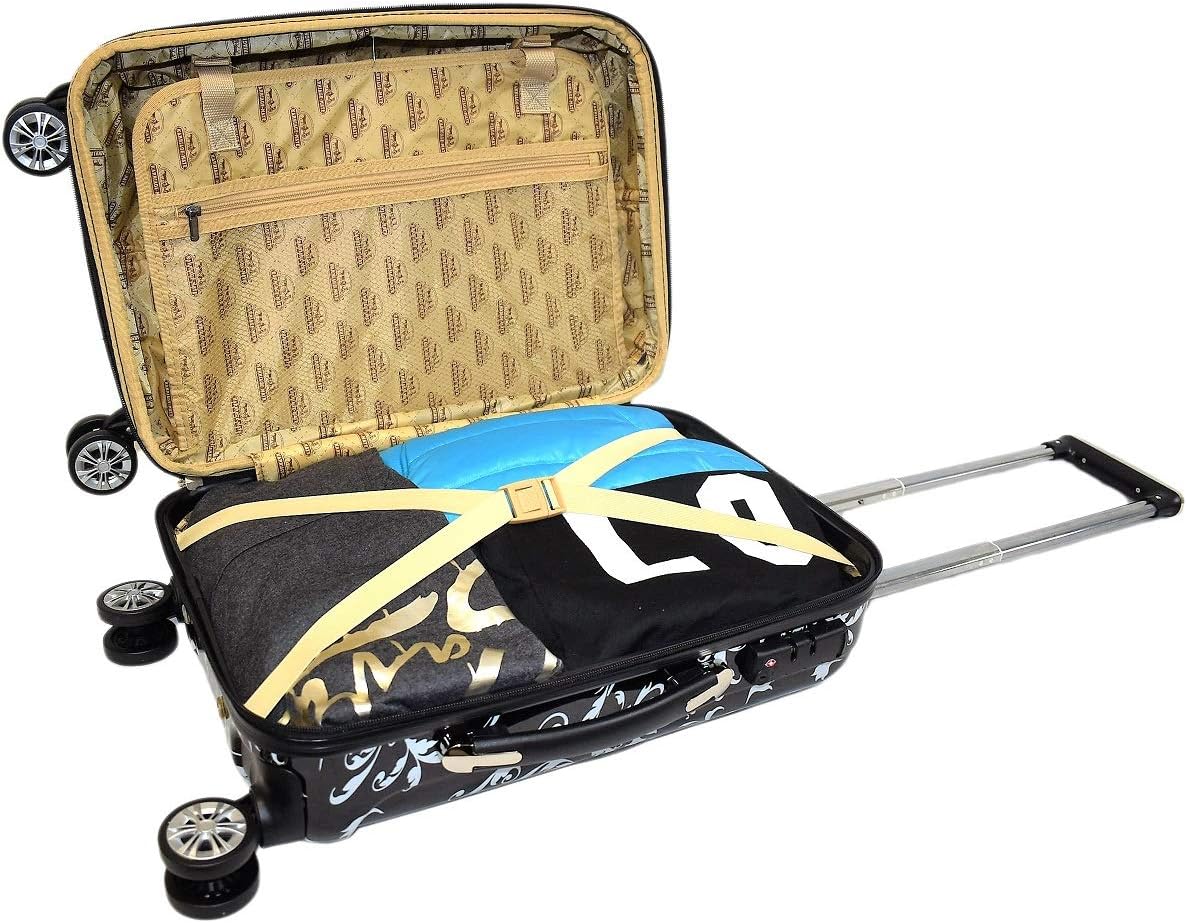 review Karriage-Mate Damask 3-piece Hardside Spinner Luggage Set - 17