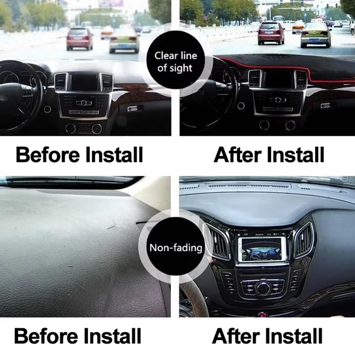 Fit for Isuzu D-Max DMax D Max 2021-2024,Car Dashboard Cover Mat,Dashboard Cover Mat,Dash Cover Mat,Dashboard Cover pad